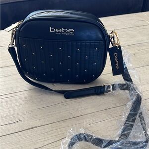NWT Bebe Black Camera Crossbody